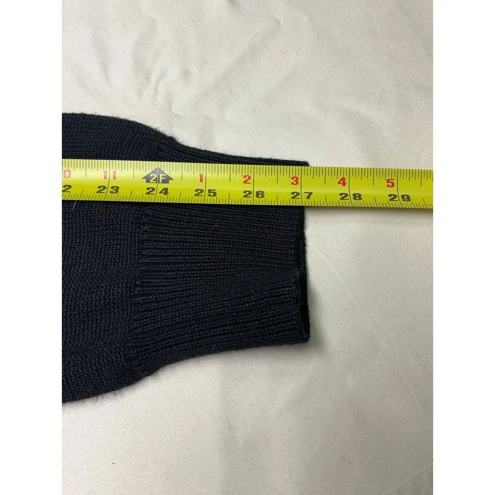 Banana Republic Men's Dark Gray Wool Blend Quarter Zip Sweater Size XL‎